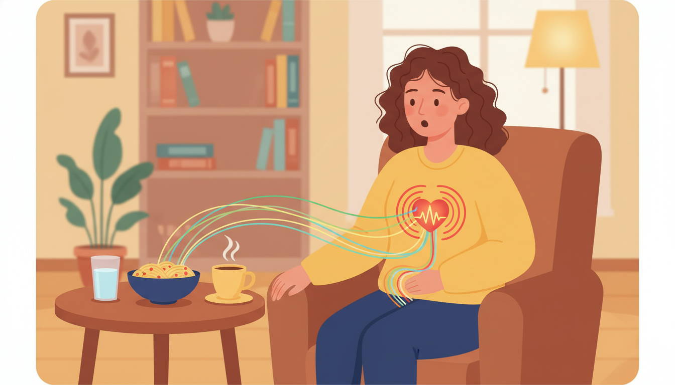 Why Your Heart Races After Eating