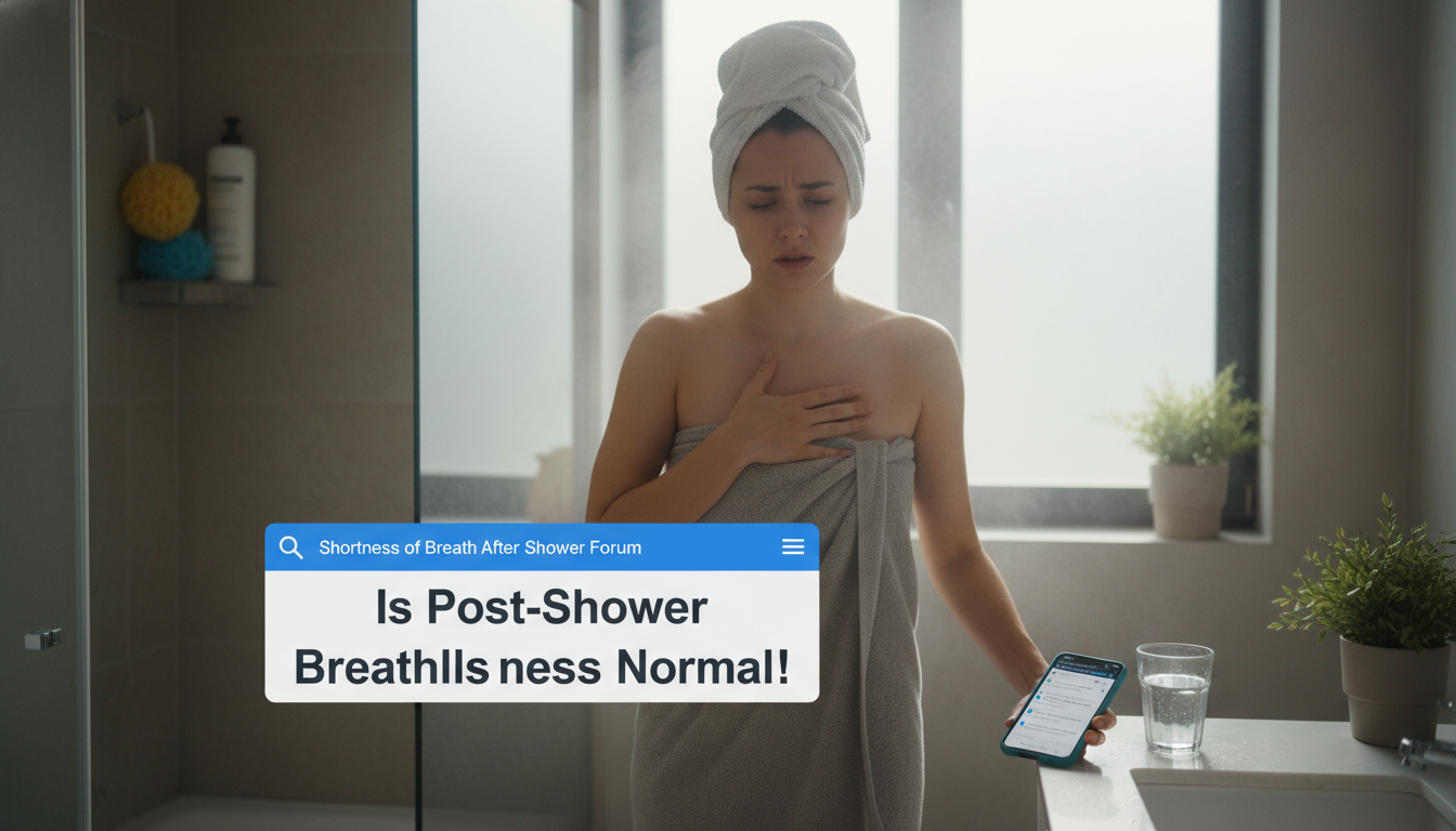 Shortness of Breath After a Shower: Normal or Not?